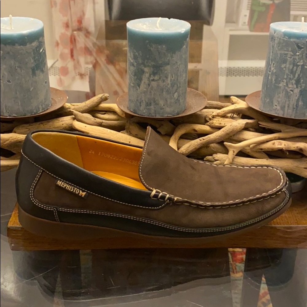 Mephisto leather loafers
